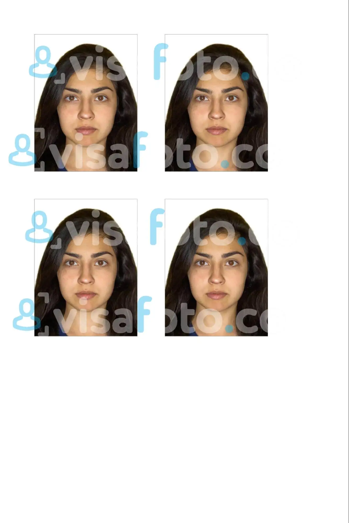 Mexican temporary resident visa photos for printing