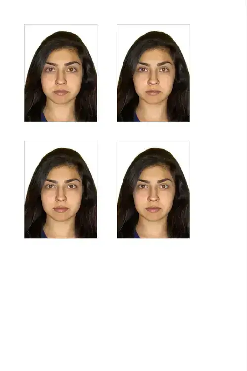 Colombia visa photos ready for printing