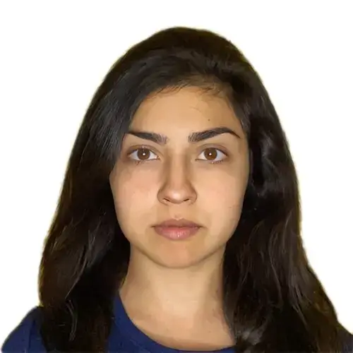 Example of a 3x3 cm passport photo