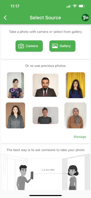 Aplicația 7ID: Albania Visa Photo Maker