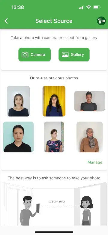 Aplicația 7ID: Uzbekistan Visa Photo Maker