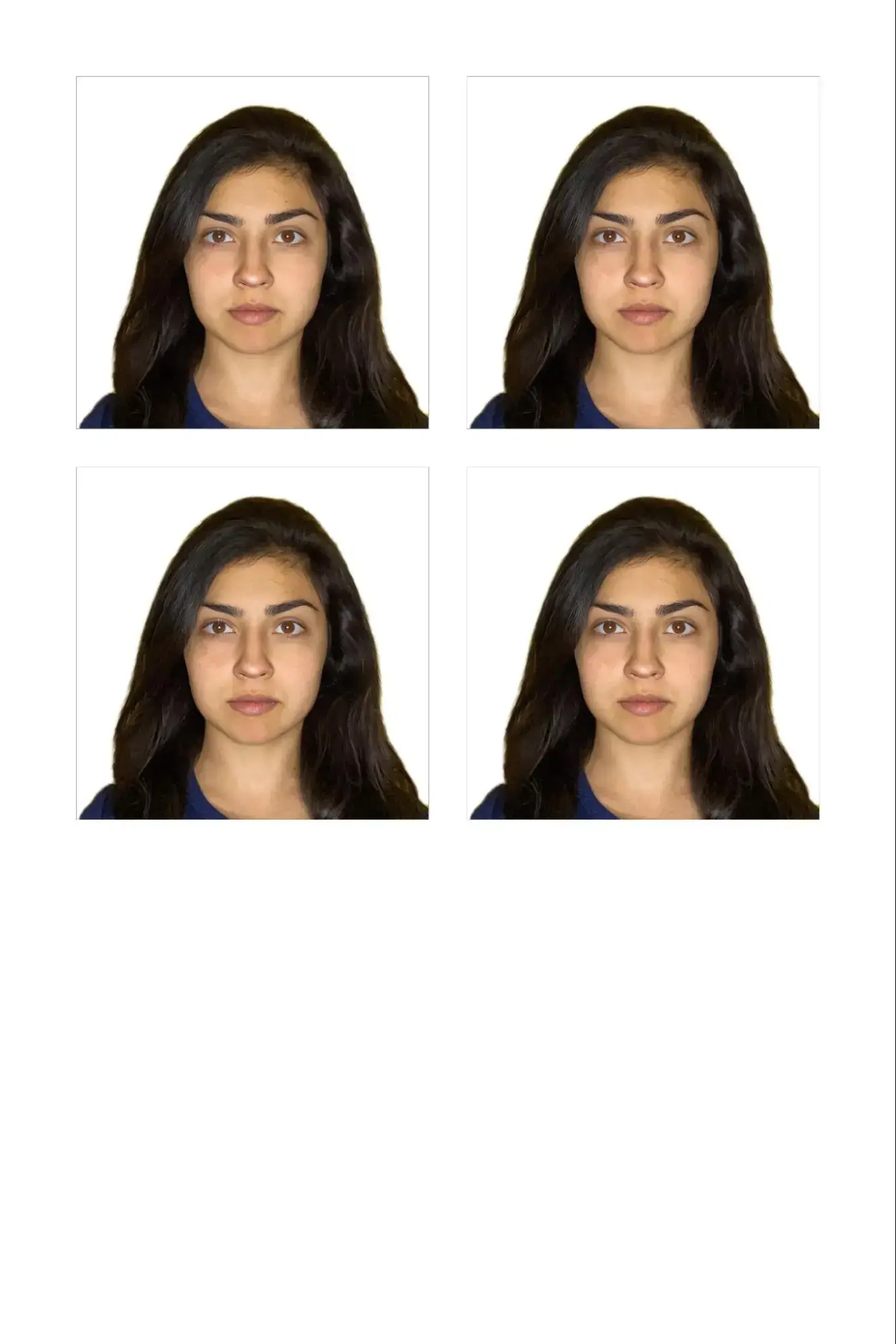 4x4 cm passport photos for printing