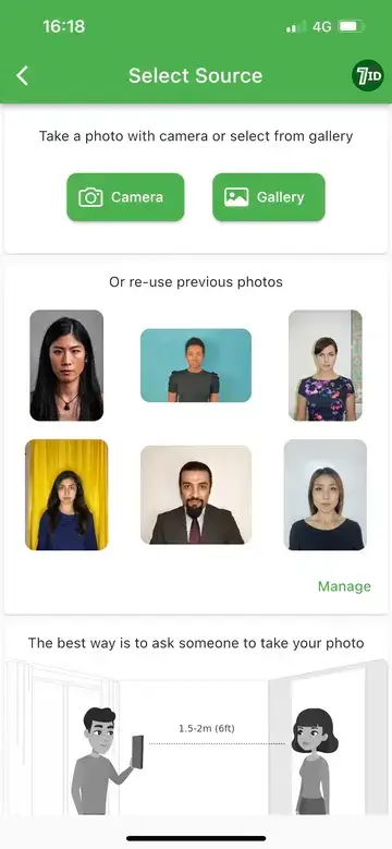 7ID App: USCIS Photo Maker