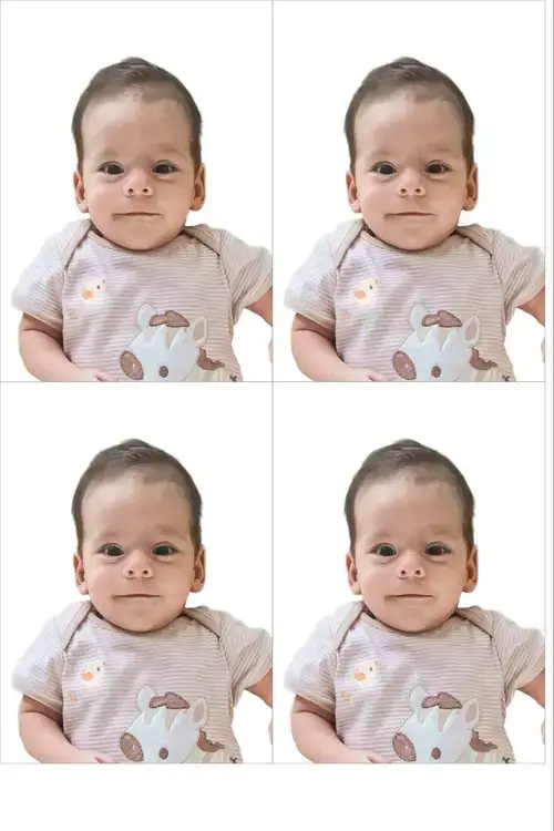 Canada baby passport photos for printing