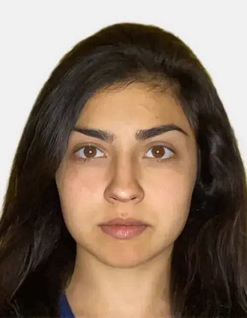 Example of a Cyprus visa photo