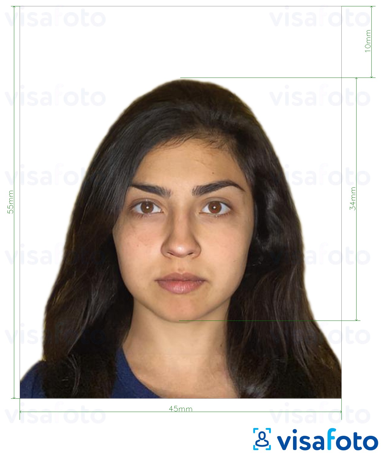 passport picture size usa