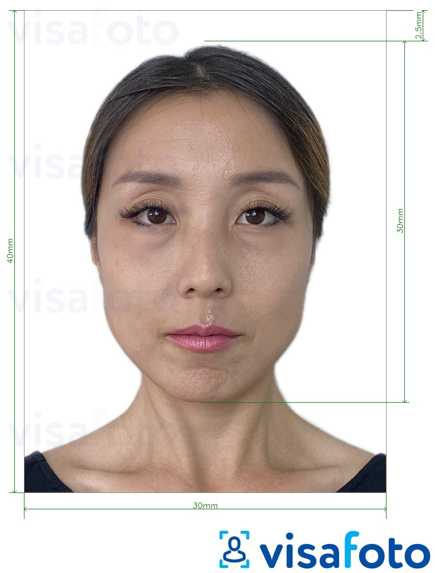 Mongolia Visa Photo 3x4 Cm Size Tool Requirements