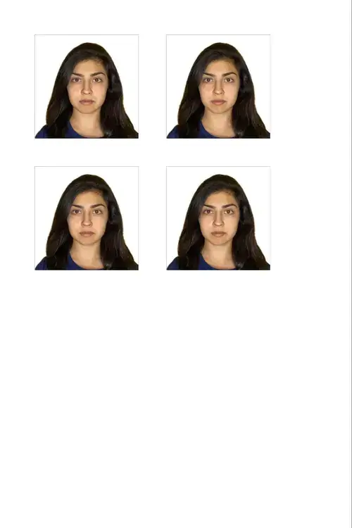 3x3 cm passport photos for printing