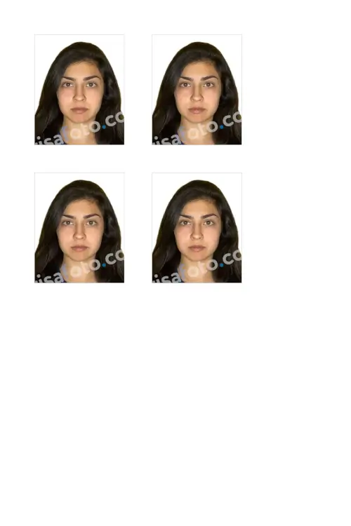 Guyana passport photos for printing