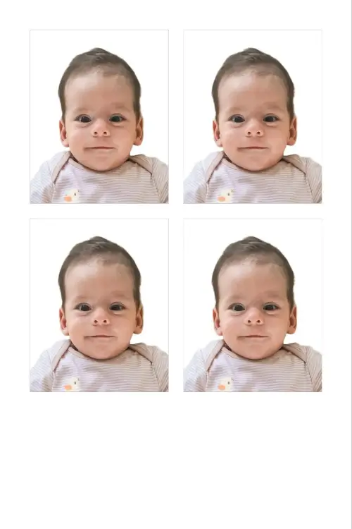 Hong Kong baby passport photos for printing