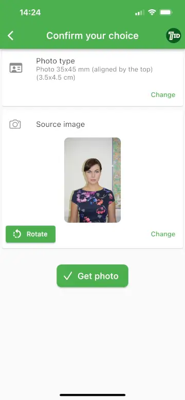 7ID App: Passport Photo App