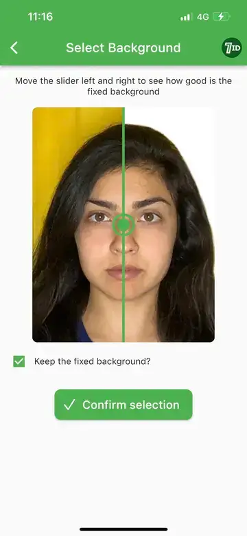7ID App: India Passport Photo Background Editor