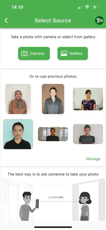 7ID App: make Malaysian passport photo with your phone