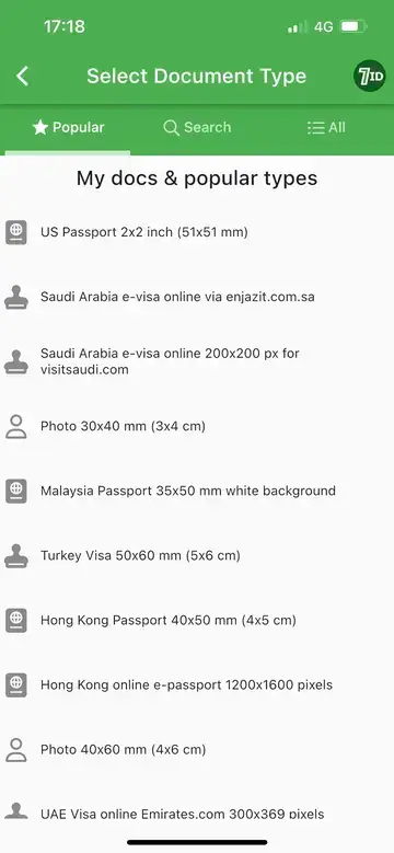 Passport Photo Requirements