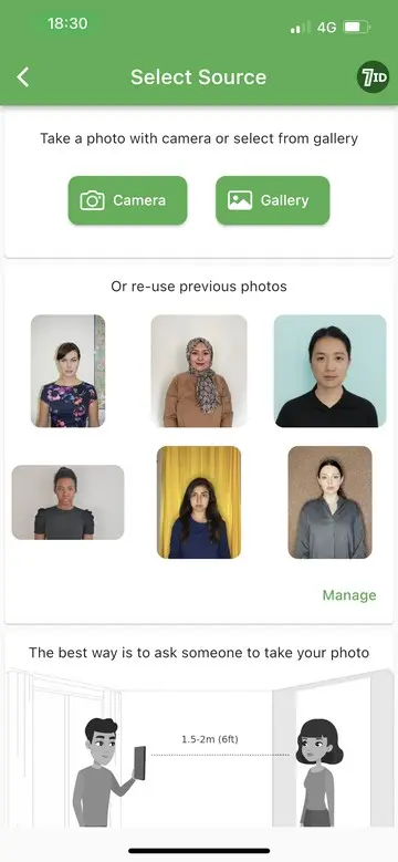 7ID App: Serbia Visa Photo App