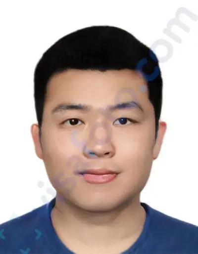 Example of a Singapore passport photo for online submission