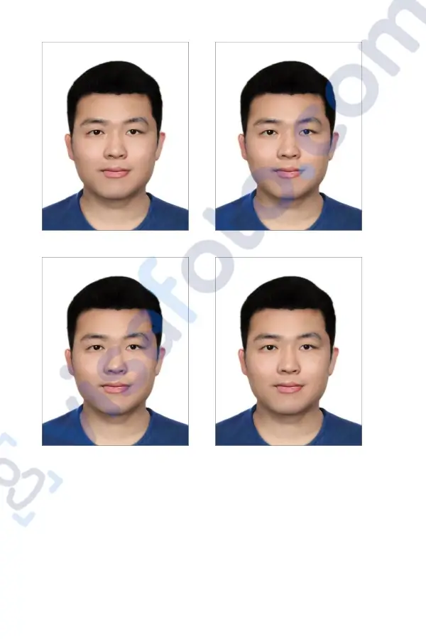 Singapore passport photos suitable for printing