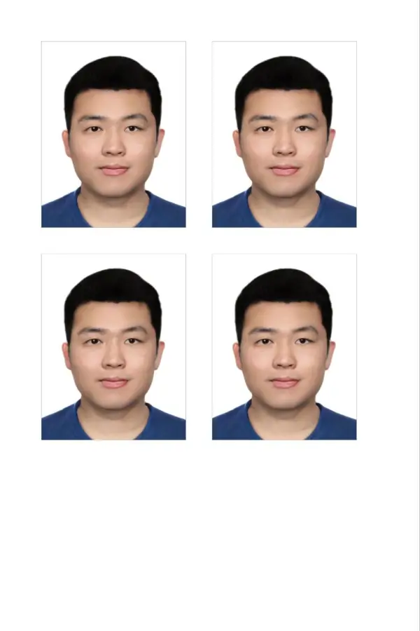 Taiwan passport photos for printing