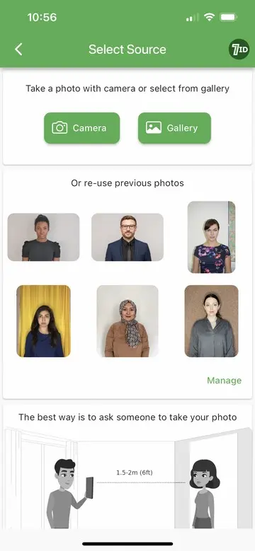 7ID App: Tanzania Visa Photo Maker