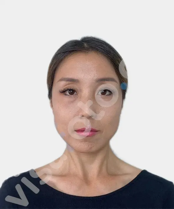 Turkish passport photo for electronic submission