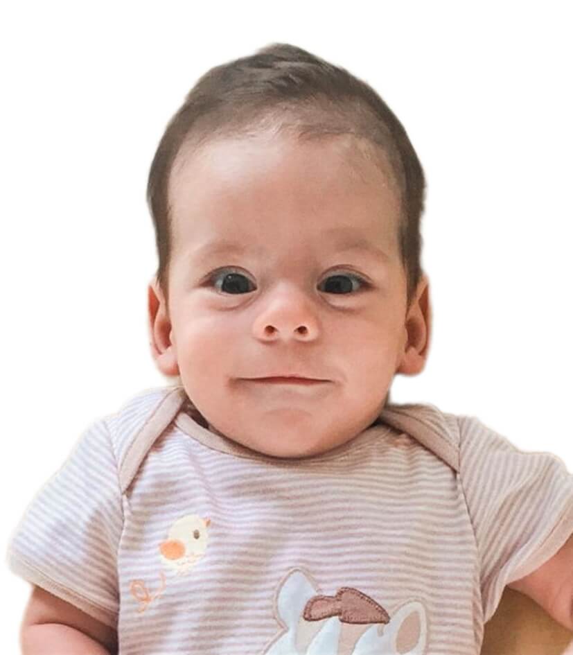 Example of a UAE ID photo for baby