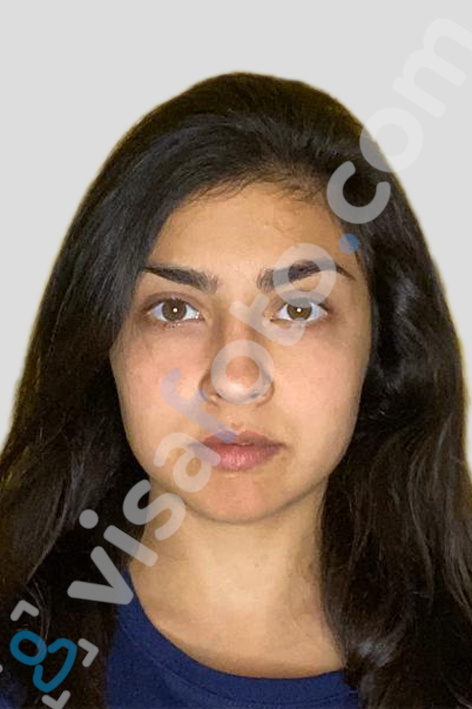 Example of a Saudi Arabia passport photo