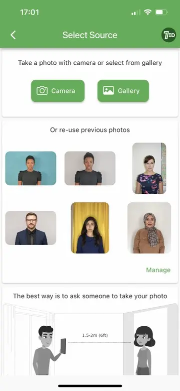 7ID App: UK Visa Photo Maker