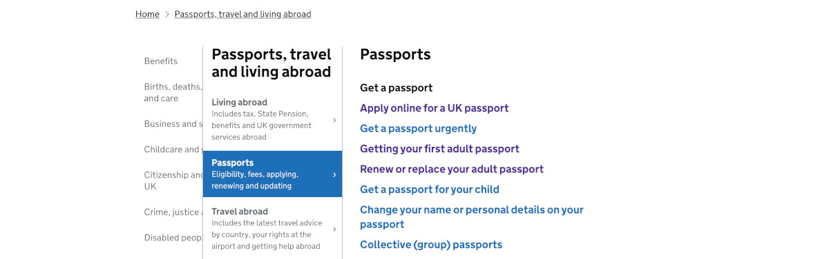 British passport online application