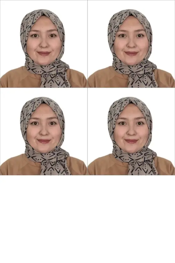 USA passport photo for printing