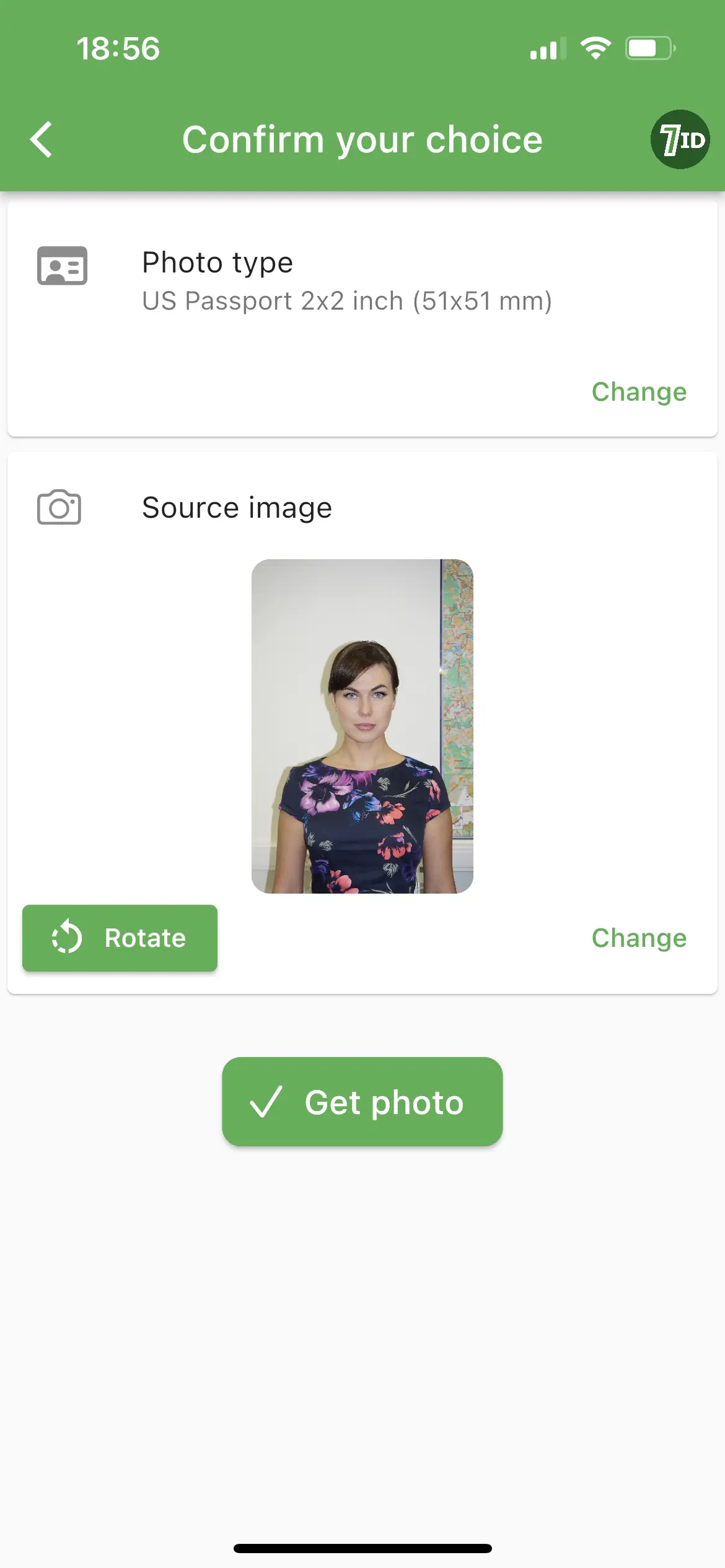 7ID App: USA Passport Photo Editing Tool